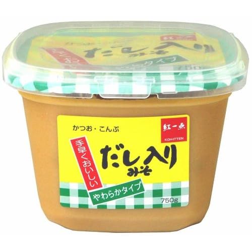 紅一点 だし入りみそ かつお・こんぶ やわらかタイプ