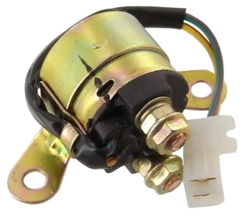 Starter Solenoid Relay Compatible With/Replacement For Suzuki VS700 VS750 VS800 VS800GL VS800GLV Intruder 1986 1987 1988 1999 2000 2001 2002 2003 2004 2005 2006 2007 2008 2009 31800-15501 31800-15500