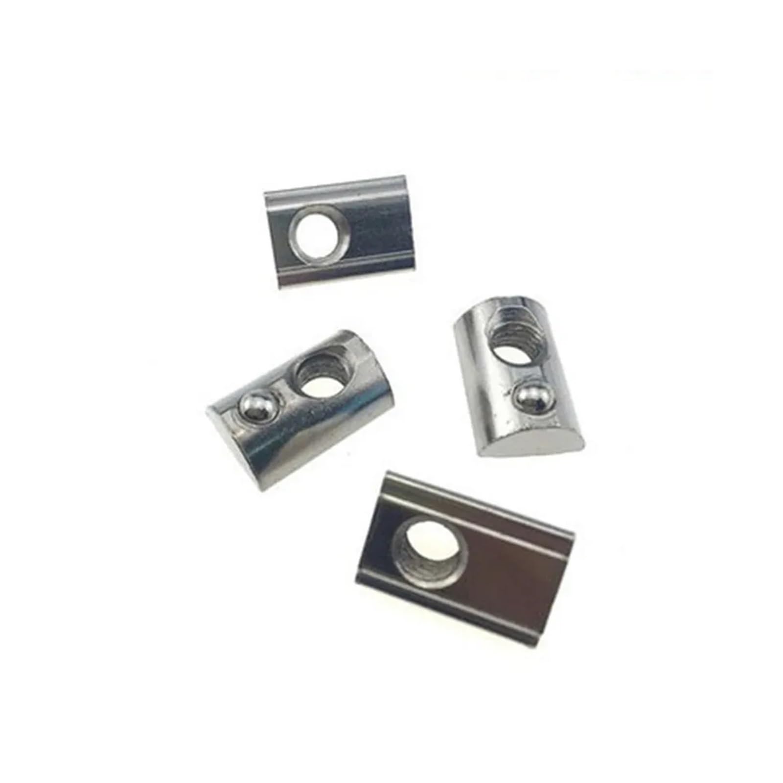 T-Muttern Gleitschlitz-T-Muttern, T-Slide Elastische Kugelmutter M3-M8 2020 3030 Serie Aluminiumprofil Packung mit 20/50 Stück(30-M6 20pcs)