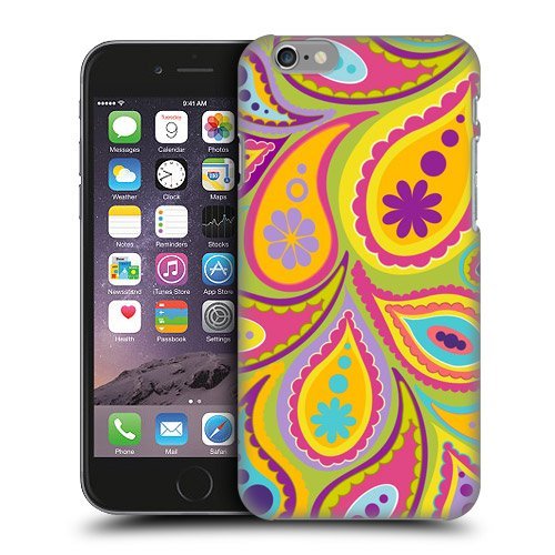 Sottile e leggero. IPHONE6 case-lime Big Paisley
