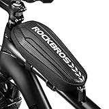 ロックブロス トップチューブバッグ 自転車 フレームバッグ M/L 防水 防圧 収納バッグ mtb ロードバイク スマホ収納 大容量 軽量 小物収納 取り付け簡単 超強力固定 L