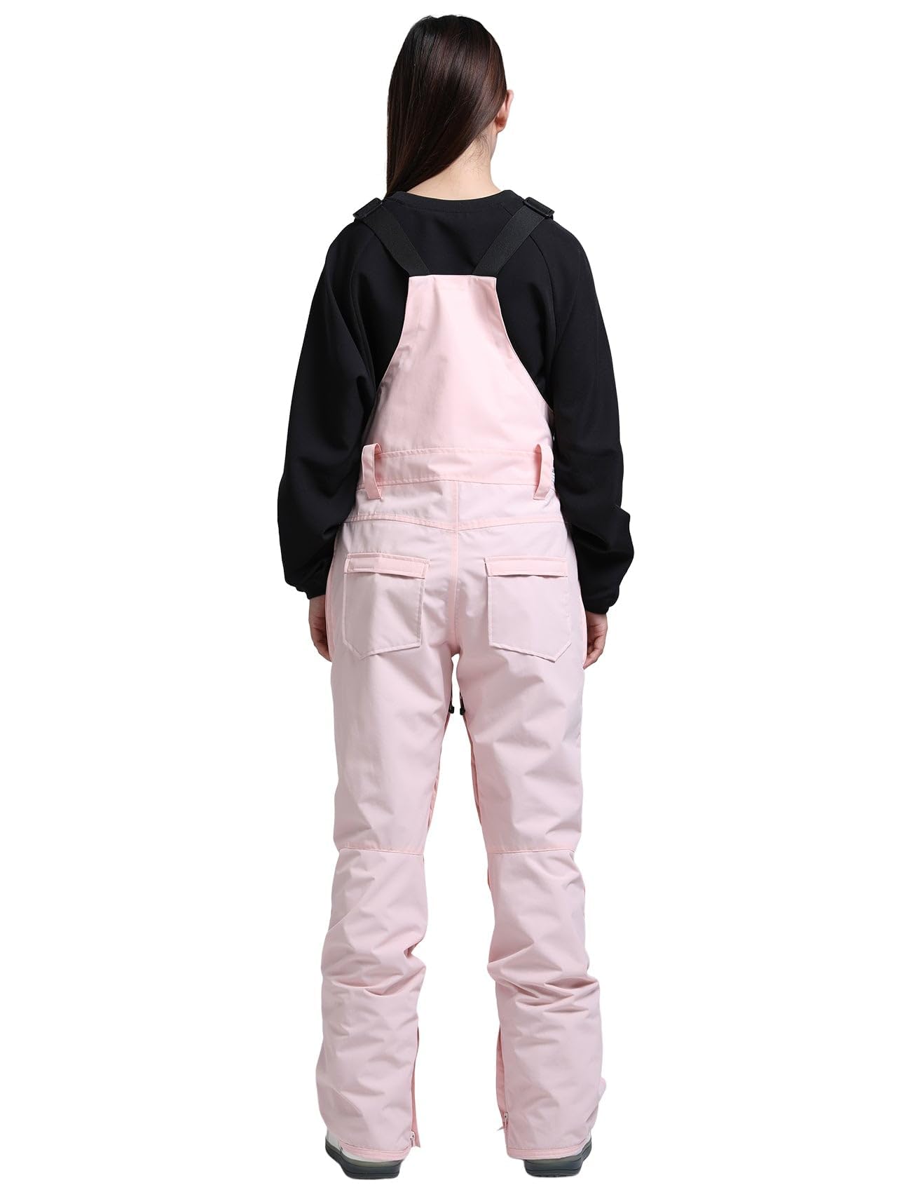 GSOU SNOW Salopette de Ski et Snowboard pour Femme - Multi-Poches Léger Imperméable 15K Coupe-Vent Respirant Chaud