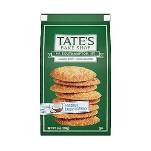Tate’s Bake Shop Coconut Crisp Cookies, 7 oz