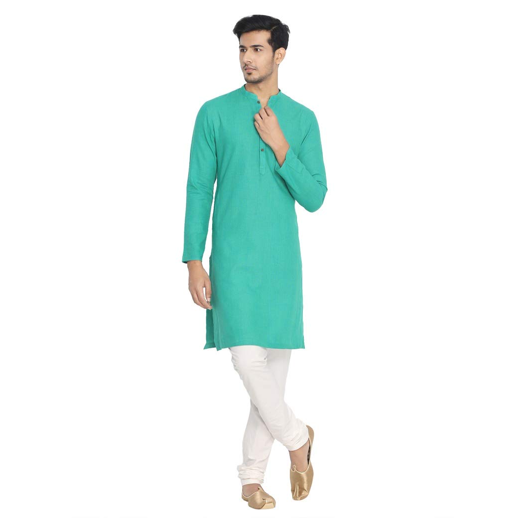 ManyavarMen's Cotton Regular Kurta