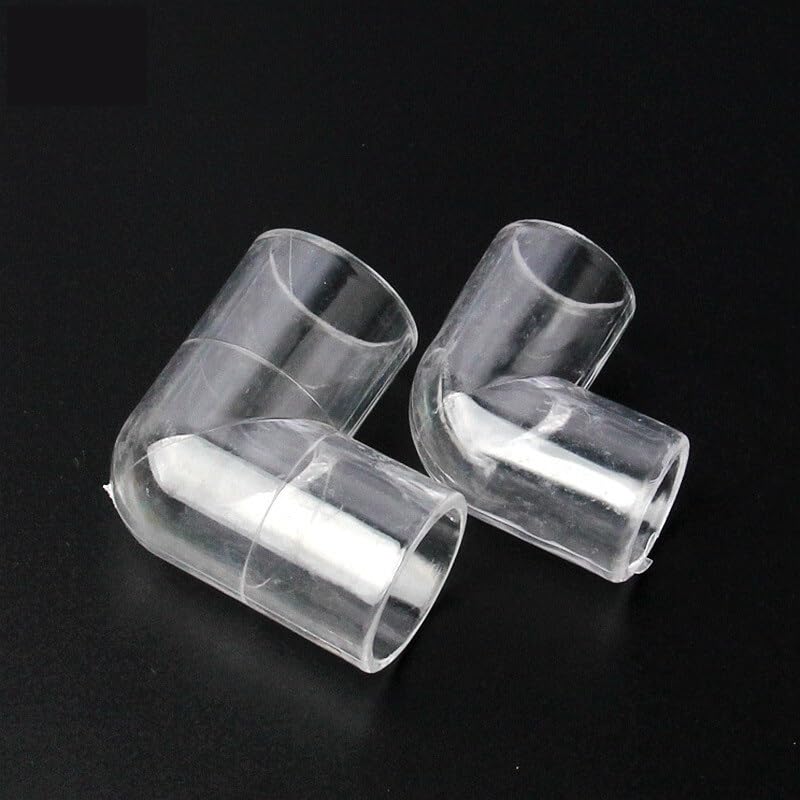 15 Uds 90 grados plexiglás diámetro interior 20mm/25mm igual codo conector juntas de tubería for jardín Micro riego por goteo(25mm)