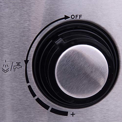 Mesko MS4403 Kaffeemaschine Espresso, Siebträgermaschine 15 Bar, Espressomaschine Klein für Kaffee Cappuccino und Latte, Milchaufschäumer, Tassenwärmer, Edelstahl-Ausführung, 1,6L Wassertank, 850 W – Bild 7