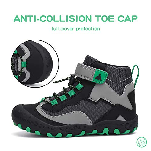 Mishansha Kids Low Top Hiking Shoes + Kids High Top Hiking Boots3