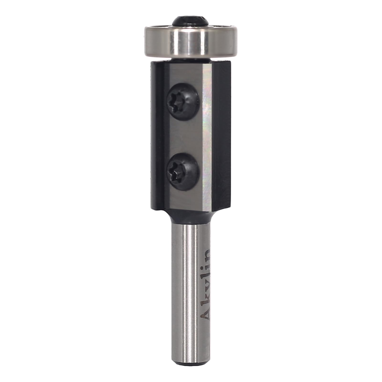 Piastre reversibili, fresa a filo 8 mm, lama in metallo duro sostituibile a 2 lati, fresa a filo con cuscinetto a sfera, fresa per legno per la lavorazione dei bordi