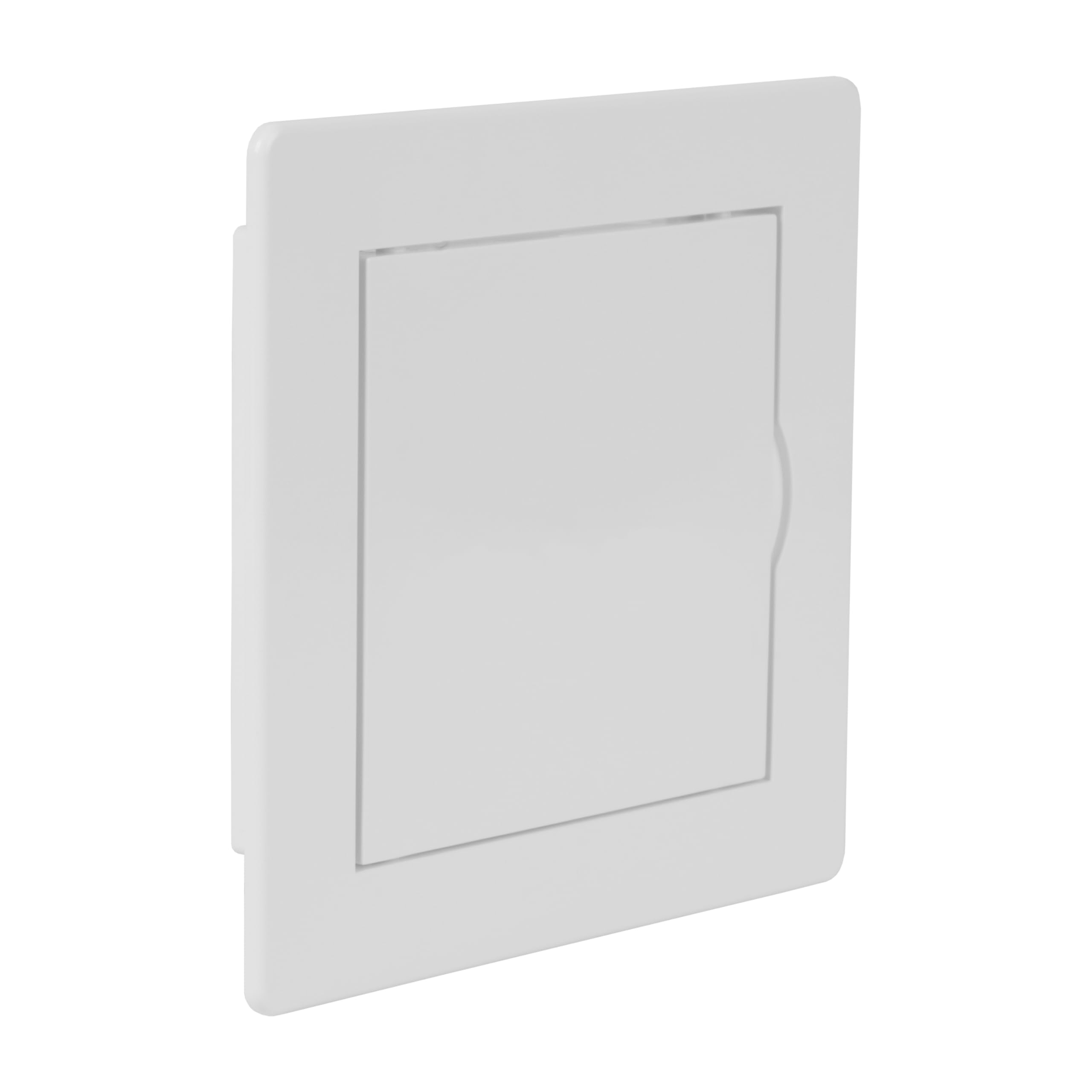 Repa Market 4 x 4 Access Panel for Drywall and Ceiling – White ABS Plastic Door Panel, Wall Hole Cover Plate - Rustproof, Easy Access and Installation