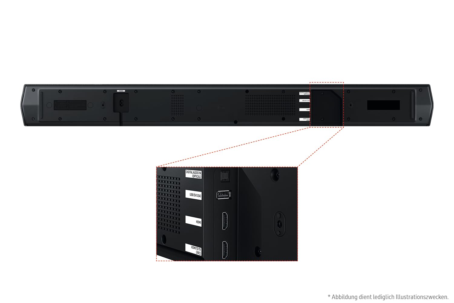 Samsung HW-B760GF B-Series Barra de Sonido de 5.1 Canales para TV, Altavoces de TV con subwoofer inalámbrico de 6,5", Dolby Digital 5.1 y DTS Virtual:X, Q-Symphony, Game Mode, Sonido adaptativo