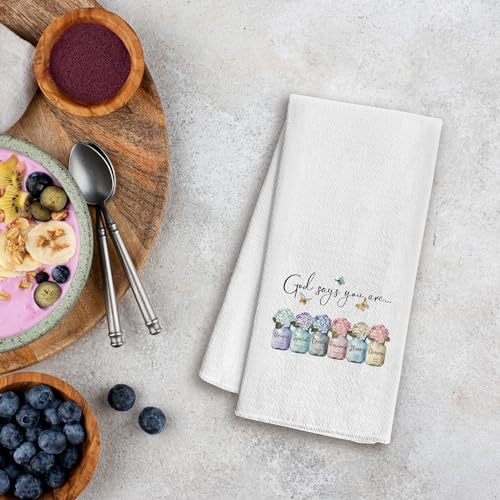 Boho-Christian-Kitchen-Towels-16×24-God-Says-You-are-Christian-Dish-Towels-for-Kitchen-Inspirational-Christian-Gifts-for-Women-Bible-Verse-Scripture-Decorative-Hand-Towels-for-Bathroom Boho Christian Kitchen Towels 16×24 God Says You are Christian Dish Towels for Kitchen Inspirational Christian Gifts for Women Bible Verse Scripture Decorative Hand Towels for Bathroom