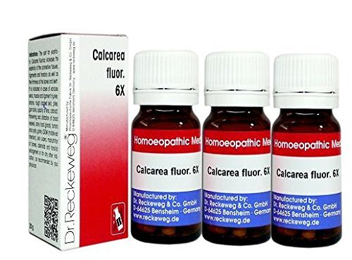 Dr.Reckeweg Germany Calcarea Flour 6X Pack Of 3 by Dr. Reckeweg