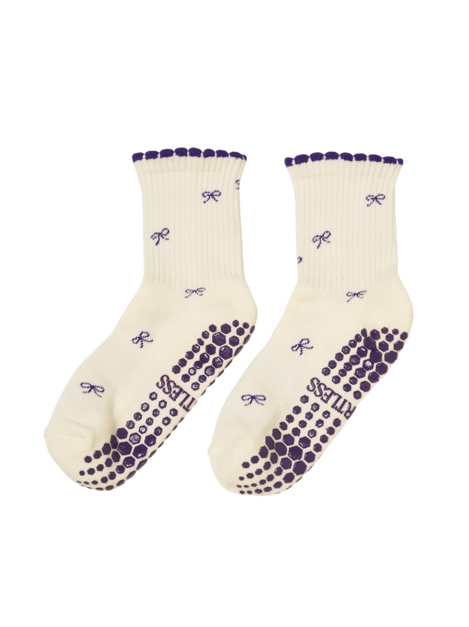 Shapes Studio Pilates Grip Socks for Women, Non-Slip Reformer Pilates Socks, Cute Grippy Socks for Barre, Yoga &amp; Workout