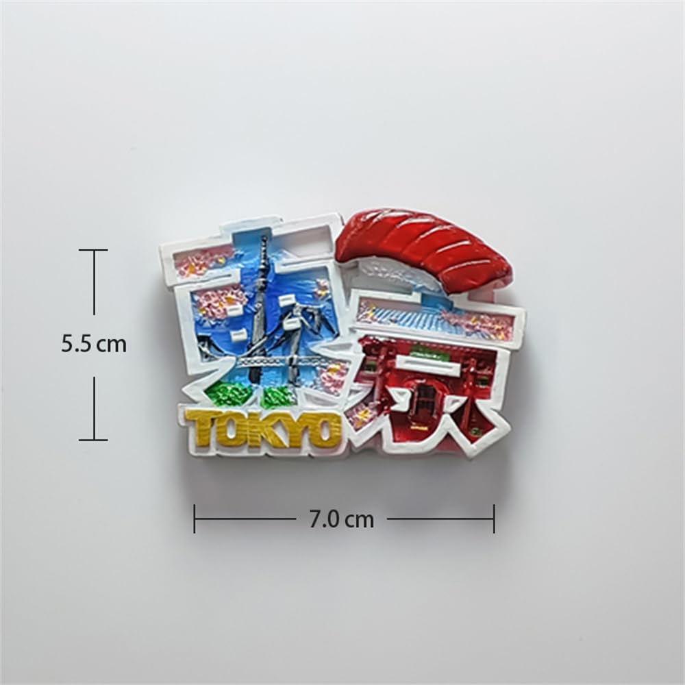 Aimant De Réfrigérateur Japonais Kyoto Craft 3D Souvenir Touristique En Résine, Décoration De Maison Et De Cuisine En Provenance De Chine