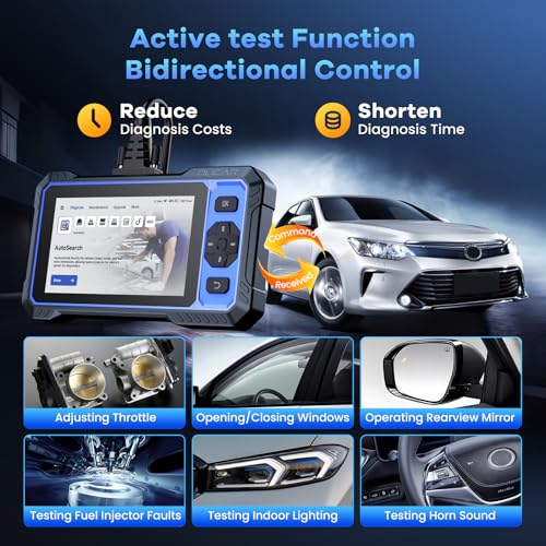 MUCAR 682 AI-Assisted OBD2 Scanner Bidirectional Scan Tool, Scanner for Car ALL System, OBD2 Scanner Diagnostic Tool wit - Additional View