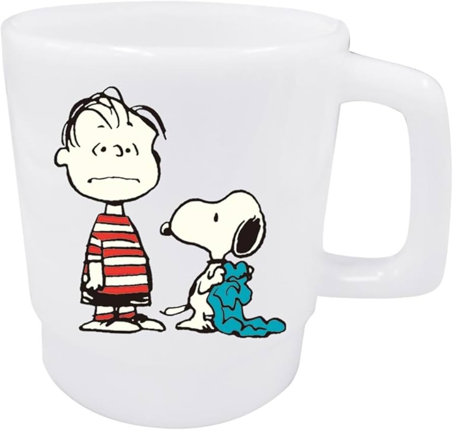 Amazon.com: Snoopy SN&LI WH Plastic Mug (S) White PZ-403 : Home