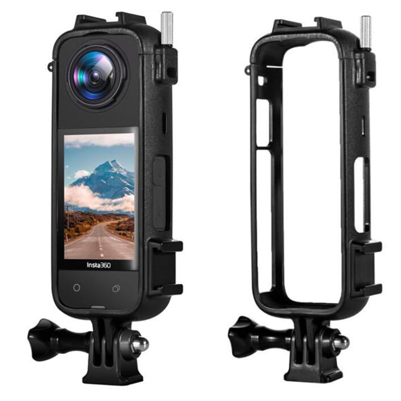 Amazon | Insta360 X4 対応 カメラ ABS 拡張ケージ 保護ケース 1/4の