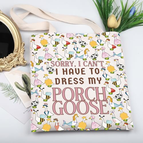 Bolso Tote para amantes de gansos KUIYAI miniatura 3
