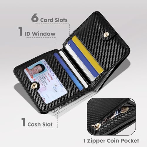 Toughergun 2 Pack Wallet for Men Slim Bifold Thin RFID Blcoking Wallet & Money Clip3