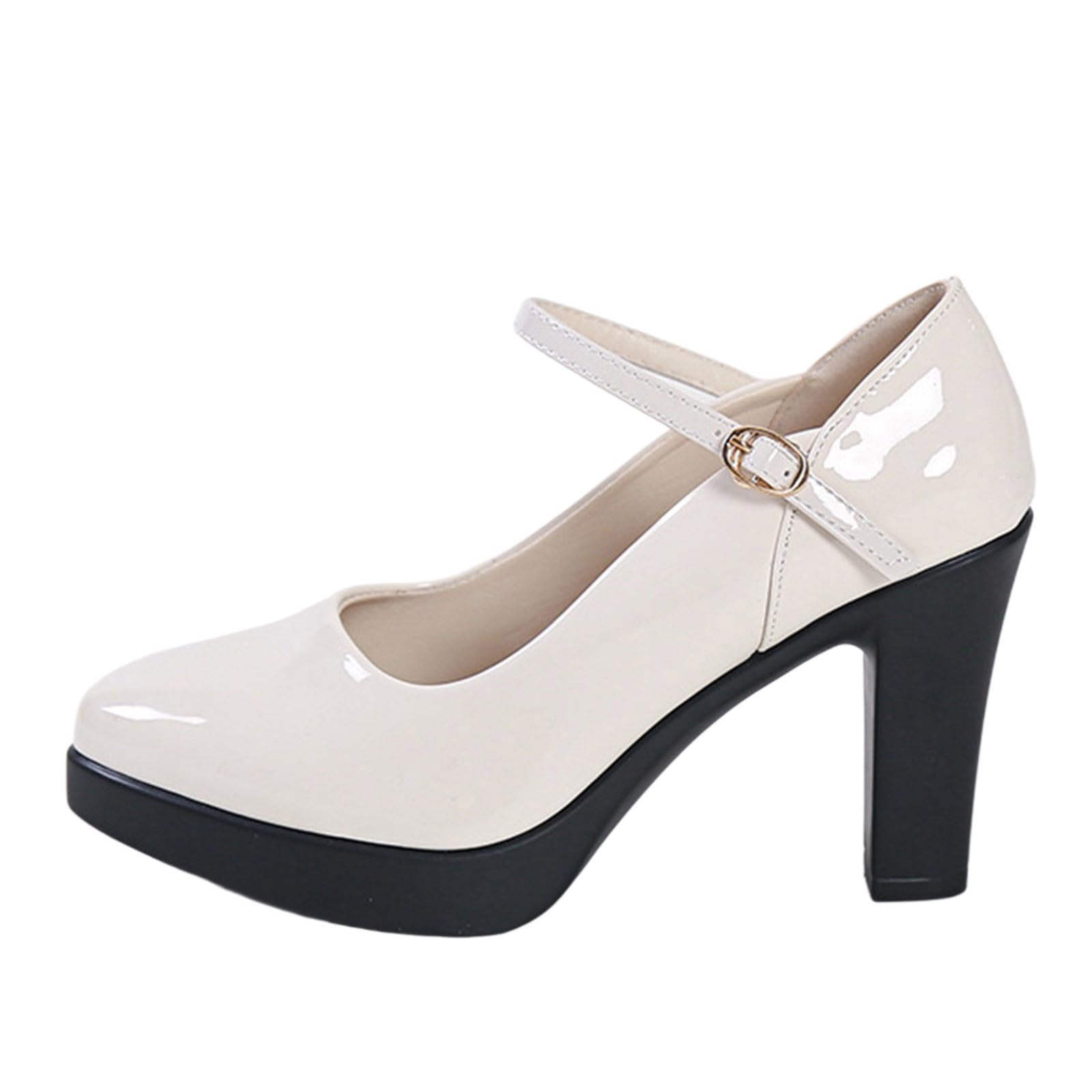 Chaussures de danse épaisses pour fêtes et Dirndl - 8