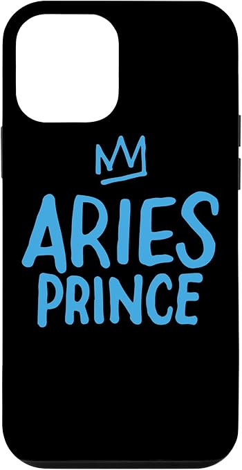 iPhone 12 mini Zodiac Sign Funny Aries Prince March April Birthday Boy Gift Case