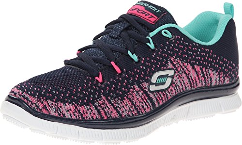 Skechers Fille Appeal Talent Flair : baskets basses roses pour le sport et l'école