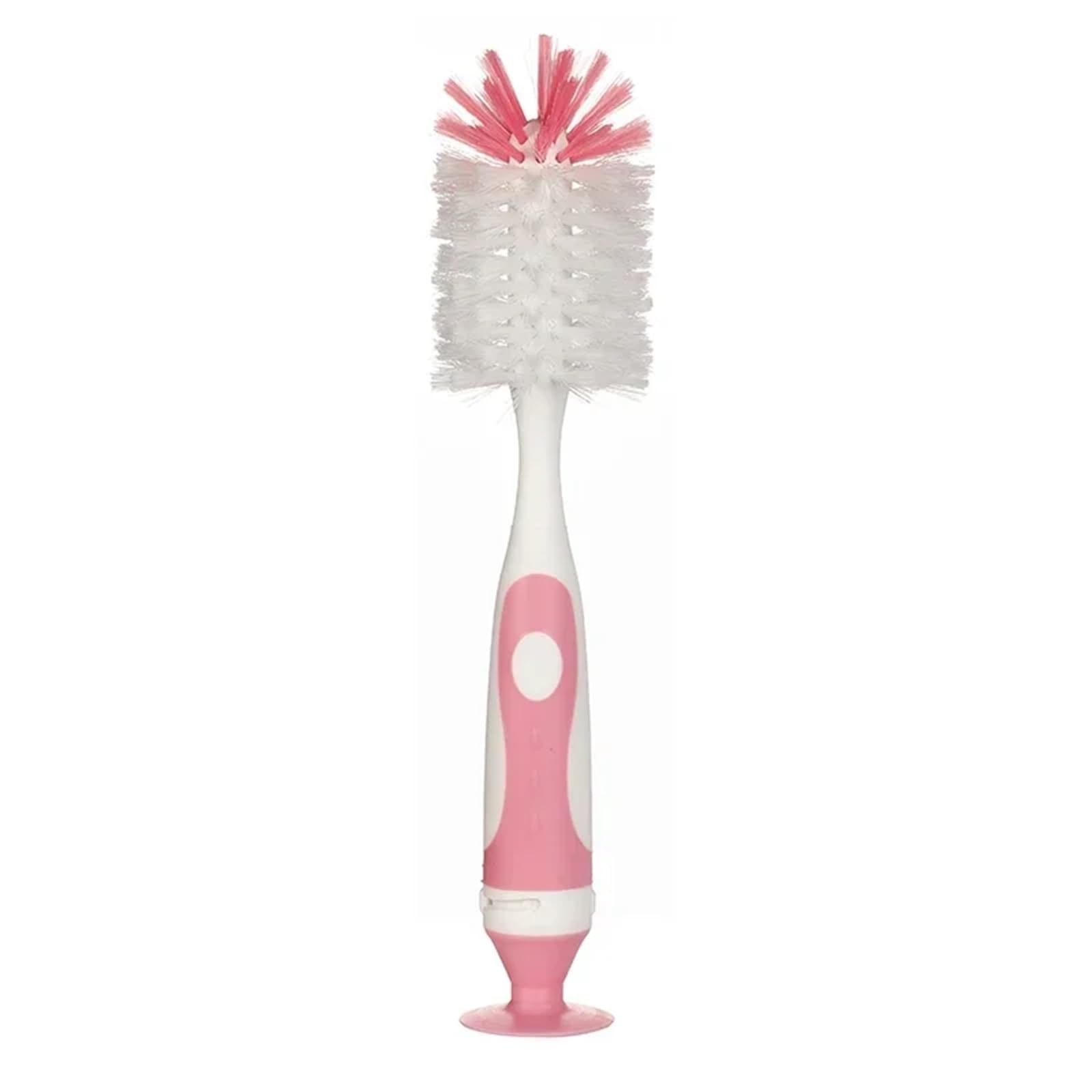 bottle brush Nylon Bottle Brush Cleaning Set Cup Washing Long Handle(Pink)