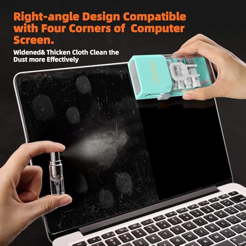 Image of Laptop Screen Keyboard Cleaner Kit, Electronics Cleaning Tool for MacBook iPad iPhone Pro, Brush Tool for Tablet, Computer, PC Monitor,TV Camera Lens New Compact with Patent