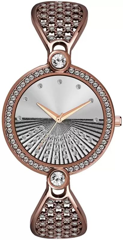 REEMON Analog Leather Strap with Gold Strap Round Shape Casual Girls Watch (B0CBBCCL62) Amazon Price History, Amazon Price Tracker
