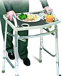 North American Health +Wellness Walker Tray, Gray, 1 Count (Pack of 1)