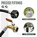 Alloxity Propane Refill Adapter for 1 lb. Tanks, 3FT Propane Refill Adapter Hose, Sturdy 1lb Propane Tank Refill Adapter, 1 lb Propane Tank Refill Adapter, Propane Bottle Refill Adapter