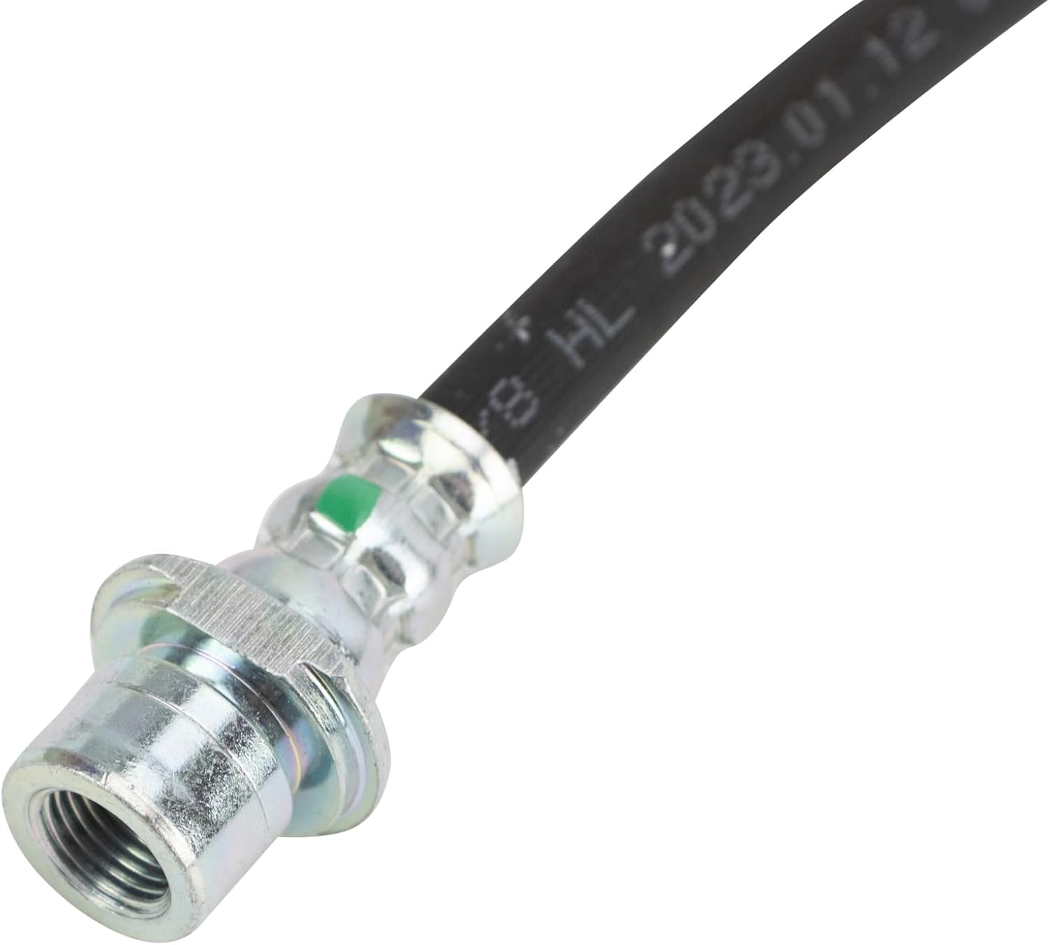 TRQ Front Left Brake Hose Drivers Side Compatible with 2003-2008 Toyota Corolla 2004-2009 Prius