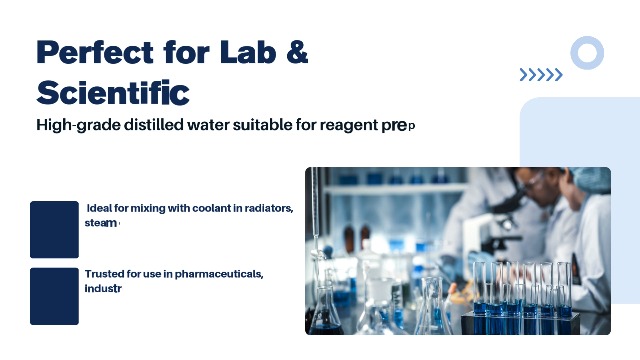 VITSZEE Distilled Water 5 Litre Pure Di-Ionised DM water For multipurpose uses Battery/Inverter, Autoclaving,Reagent water,Lab and Scientific Products 99.9% Pure (0 TDS) 5L DISTILLED WATER