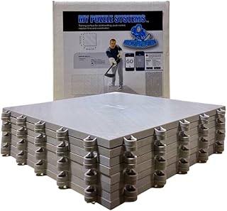 Hockey Revolution High Durability Colored Dryland Flooring Tiles - Slick Interlocking Training Surface for Stickhandling, Shooting, Passing - Suitable for Indoor & Outdoor Use