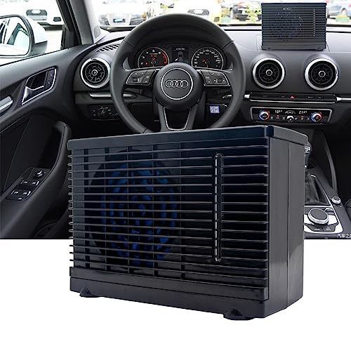 Image of 12V Car Air Conditioner Portable Car Cooling Fan That Blow Cold Air Universal for Vehicles Truck RV SUV Boat Golf, Car Dashboard AC Fans with Cigarette Lighter Plug in