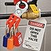 Master Lock 410BLU Lockout Tagout Safety Padlock with Key,Blue