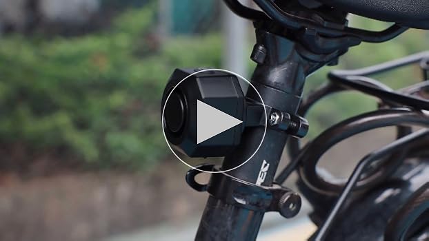 新品未使用　自転車　ハンドル　HERESY Amazon.co.jp: Koolertron 防犯アラーム バイク 防犯ブザー 3段