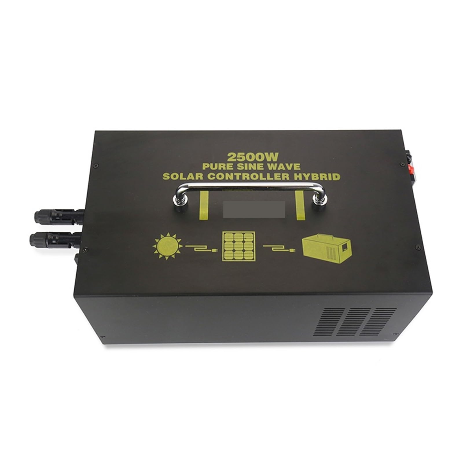 VFD, 2500W czysta fala sinusoidalna falownik solarny 24V DC do 220 konwerter DC/AC hybrydowy 24V/48V 120V/230V/240V kontroler LCD 30A(48V,100-V)