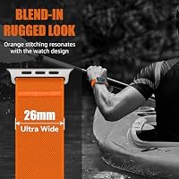 Yoohoo Herren Sport Apfelband für iWatch Band 11 10 9 8 7 SE 6 5 4 – Ansicht 3