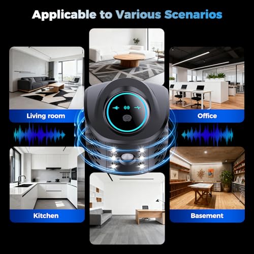 Image of Rodent Repellent Ultrasonic Plug in, 360Ultrasonic Pest Repeller Indoor with LED Strobe Light for House & Kitchen, Plug Squirrel Repeller Device with Pressure Waves for Attic Garage