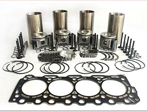 GOWE Repair kit piston for New V3307 DI Repair kit piston piston ring liner bearings valve guide seat