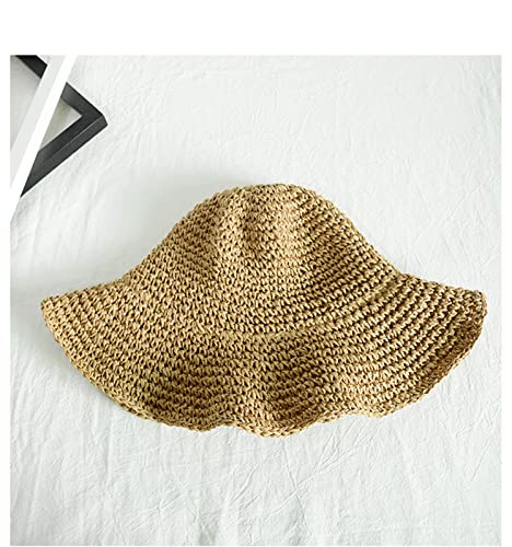 Sombrero playero de ala ancha para mujer miniatura 7