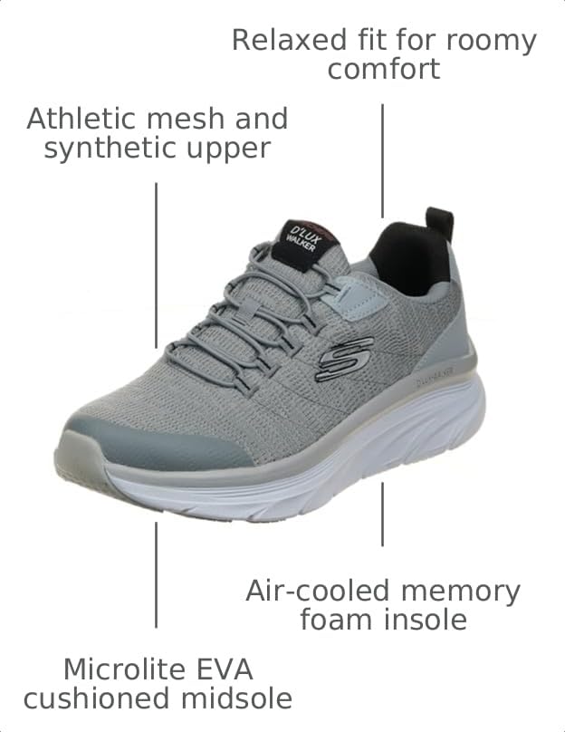 Image of Skechers D'Lux Walker Pensive Sneaker | Walking Shoes