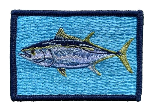 Gadsden and Culpeper 2"" x 3"" Bluefin Tuna Sportfish Tactical Patch - Blue