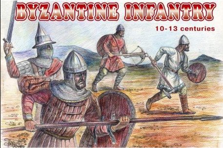 Figuras de Infantería Bizantina 1/72 Orion miniatura 1