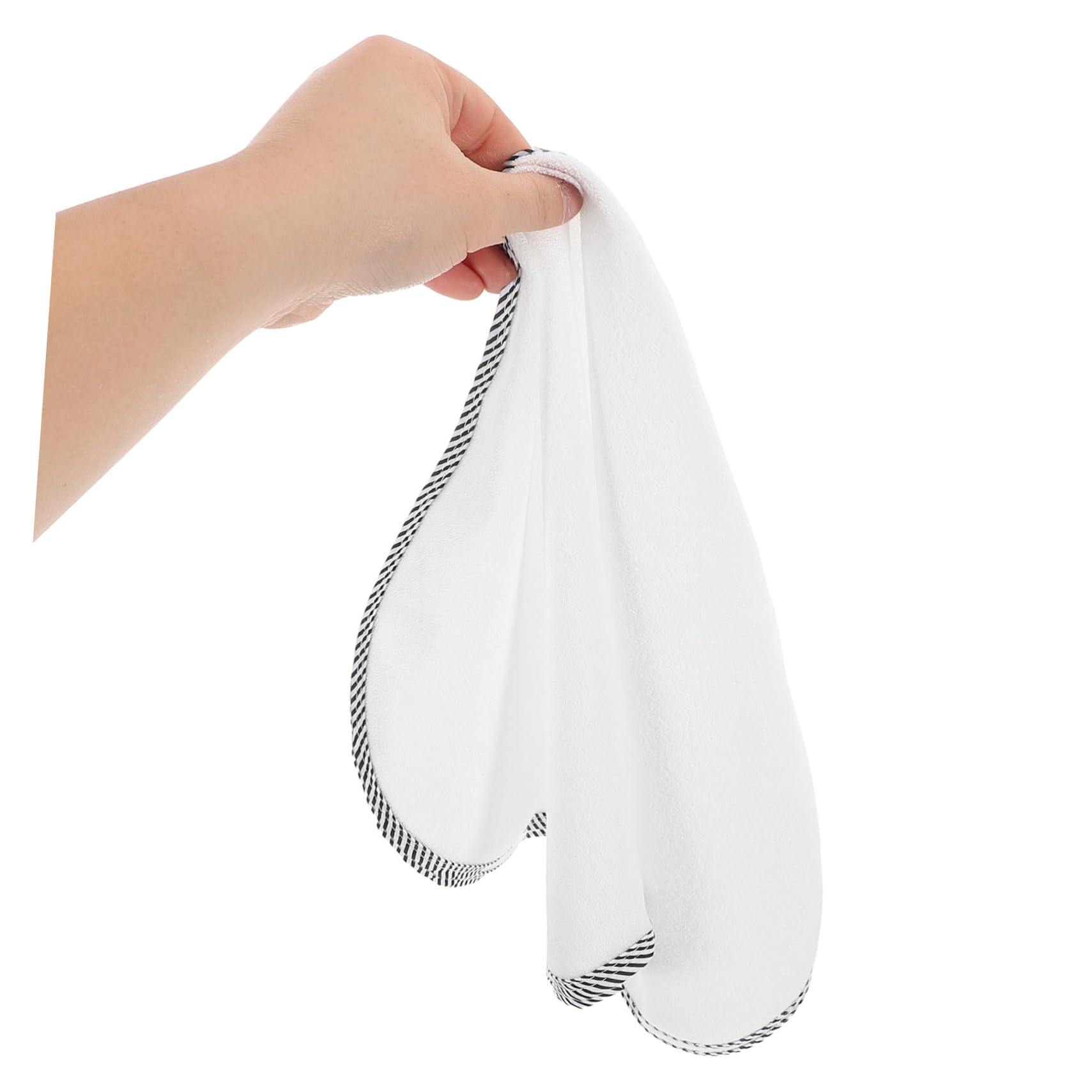 Abaodam Fasciatoio Portatile in Cotone Bianco e Leggero per Ragazzo Ragazza 6 Pezzi Tappetino Cambio Pannolino Compatto per Viaggi