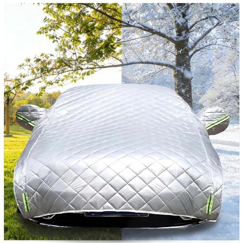 Bâche Voiture Anti-Grêle Extérieur pour Renault Laguna 3 Hatchback 2007-2009,Bache Voiture Étanche Respirant Demi-Housses Auto Protection Exterieur Coton...
