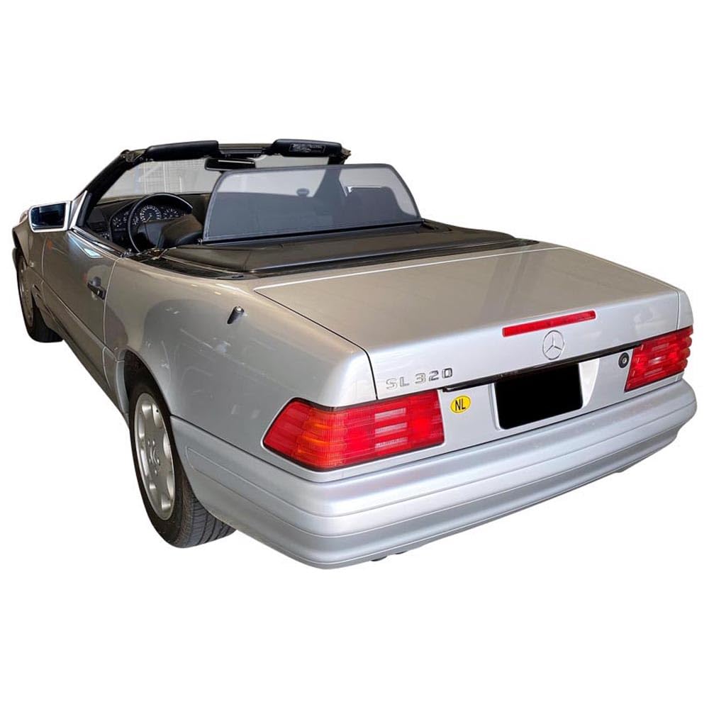 Aperta Windschott passend für Mercedes-Benz SL-Klasse (1989-2001) R129 - Ohne Bohren - 100% Passgenau OEM Qualität Schwarz Windstop Windabweiser