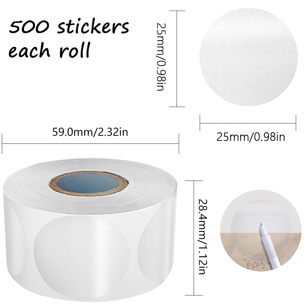 Royal Green Adesivi Rotondi Dorati 13mm Di Diametro - Etichette Adesive Colorate Scrivibili - Foto 2