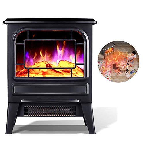 Realistischer Elektrischer Kamin Mit Led-Flammeneffekt 1000 2000 W Free-Stan-Elektroherd-Überhitzungsschutz Thermische Abschaltung